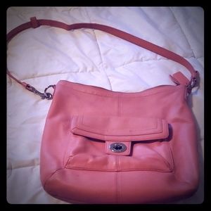 Pink coach bag